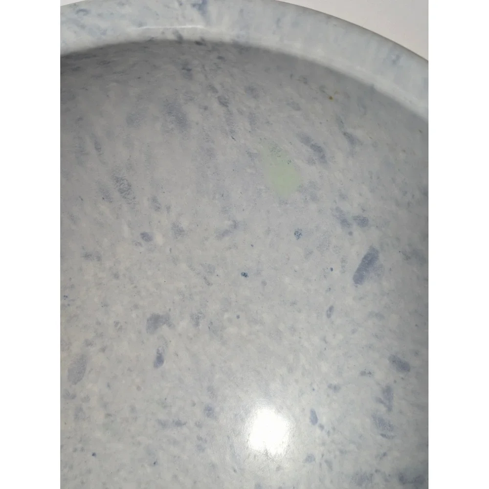 Vintage Melmac Melamine Light Blue & White Speckled Confetti Mixing Bowl 10